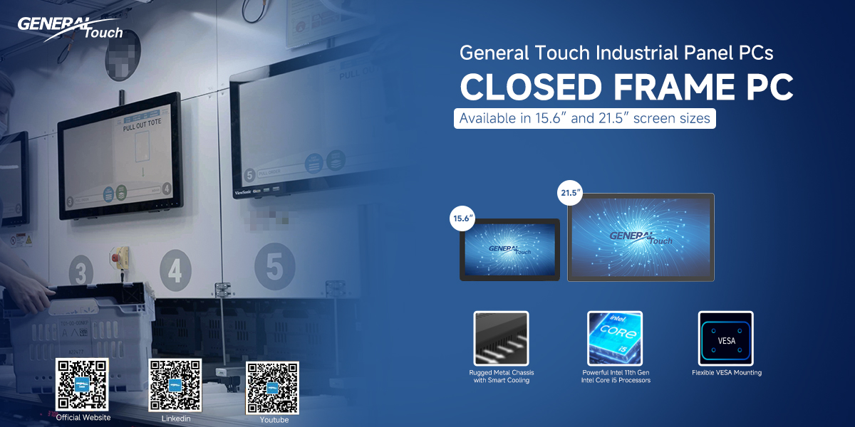 General Touch has built another class of touch PCs called the Industrial Panel PC