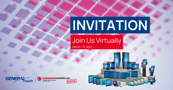 Join us each day (March 1-5, 2021) at Embedded World 2021 virtually