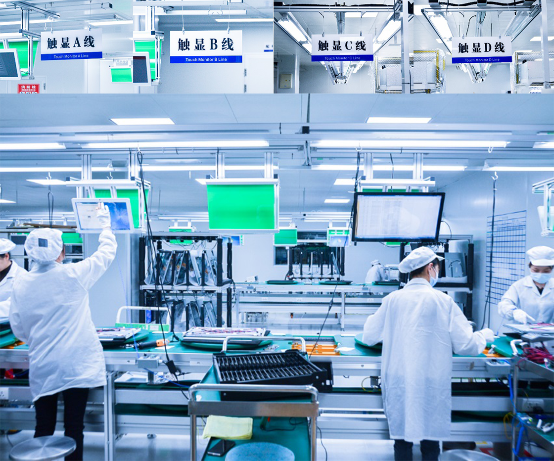 General Touch Newly Upgrading Production Line of Touchmonitors